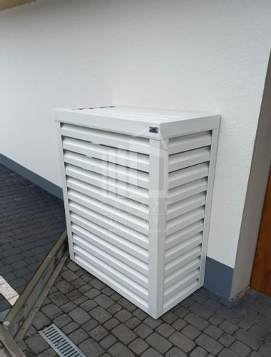 Osłona pompy ciepła 90x40x140 cm biały ID481 na Arena.pl