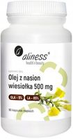 Aliness OLEJ Z NASION WIESIOŁKA wiesiołek 500mg Odporność Trawienie GLA