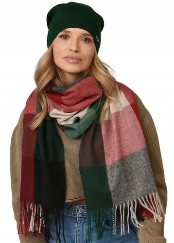 Damska CZAPKA jesienna modny styl podpinana POLSKI PRODUCENT zimowa UNI V3 na Arena.pl