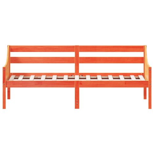 Łóżko dzienne bez materaca, woskowy brąz, 90x190 cm, sosnowe na Arena.pl