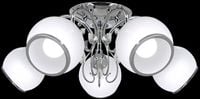Sufitowa lampa glamour 8875/5 8C do jadalni szklana chrom