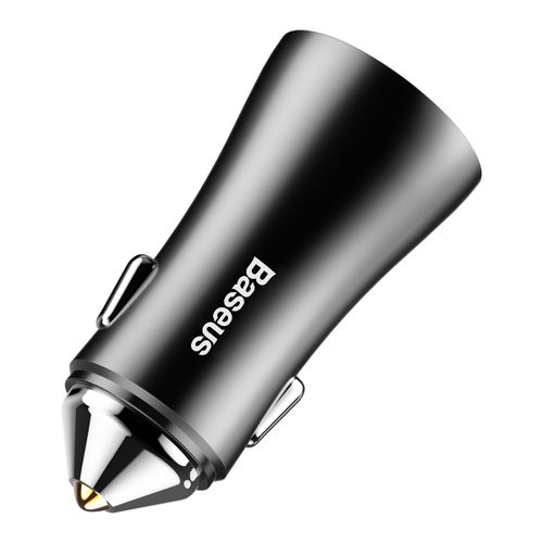 Ładowarka Samochodowa 2xUSB Baseus FastCharge 2.4A czarny na Arena.pl