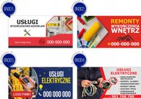 BANER remonty wykończenia usługi elektryczne 1x2m