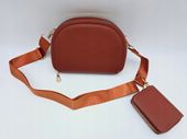 COO & COO Fashion - torebka listonoszka z portfelikiem brązowy GZ2035