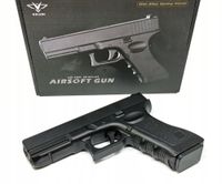 2 x PISTOLET BRONI GLOCK V45 PÓŁMETAL 500 KULEK GRATIS