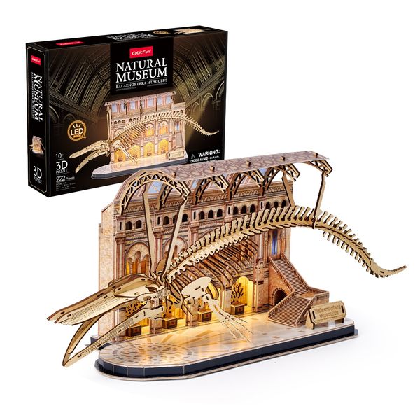 Cubic Fun Puzzle 3D Led  Płetwal Błękitny 5454 zdjęcie 3