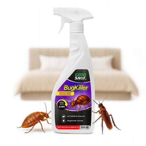 Zabójczy Preparat na Pluskwy Płyn 500ml Środek na Pluskwy BugKiller na Arena.pl