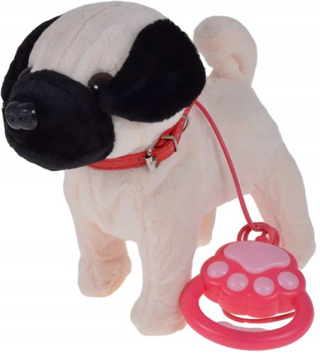 INTERAKTYWNY PIESEK ZE SMYCZĄ CHODZI SZCZEKA ZABAWKI DLA DZIECI PLUSZAK na Arena.pl