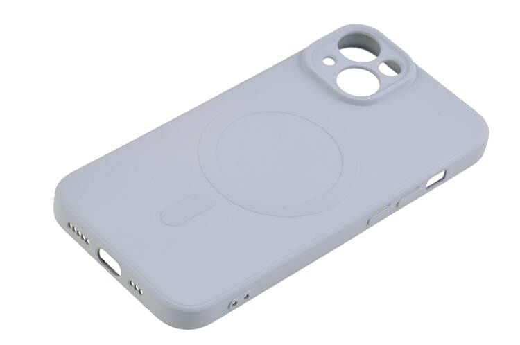 Etui Mercury Goospery MagSafe Silicone do Apple iPhone 14 niebieski zdjęcie 1