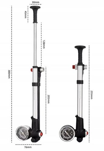 POMPKA RĘCZNA DO AMORTYZATORÓW 300PSI ALUMINIOWA + UCHWYT MANOMETR DAMPERÓW na Arena.pl