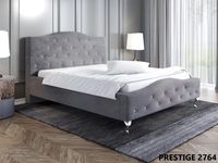Łóżko tapicerowane  GLAMOUR 160×200 ze stelażem
