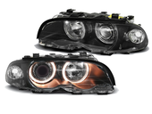 Lampy Reflektory Do BMW E46 1999-2001 Rok COUPE CABRIO DEPO NOWE Ringi