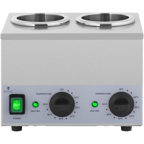 Podgrzewacz do butelek sosów na ciepło 2x 1L 40-90C 400W na Arena.pl