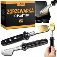 Zgrzewarka Lutownica Żelazko do Plastiku Tworzyw Wygładzanie Spawu