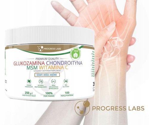GLUKOZAMINA CHONDROITYNA MSM WITAMINA C VEGE 250g na Arena.pl