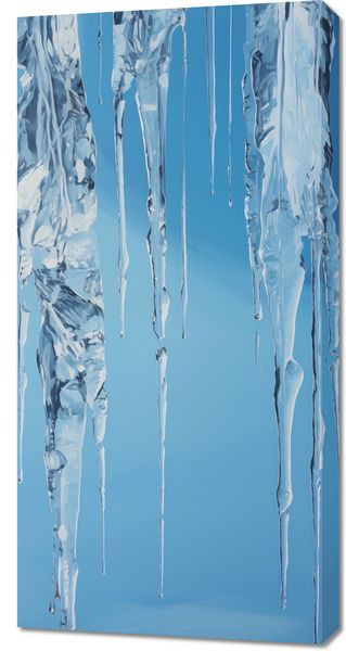 Obraz 50x100cm Kryształowe Sople zdjęcie 1
