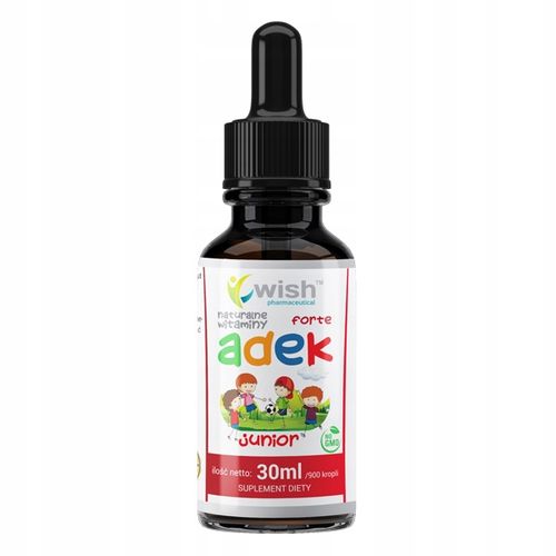 Witamina ADEK A D3 E K2 MK-7 Dla Dzieci 30ml na Arena.pl