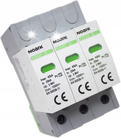 OGRANICZNIK PRZEPIĘĆ do PV 3P T1+T2 6,25kA 1200V Ex9UEP1+2 NOARK 111761