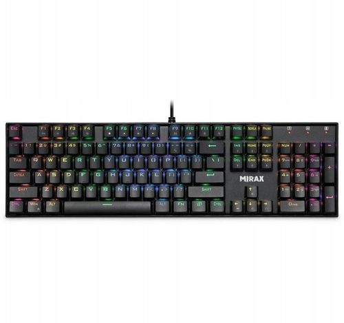 Klawiatura mechaniczna Defender Mirax GK-352 RGB Outemu BLUE na Arena.pl