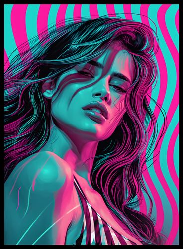 Plakat 40x55cm Neonowy Wzrok na Arena.pl