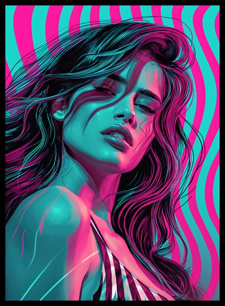 Plakat 40x55cm Neonowy Wzrok zdjęcie 2