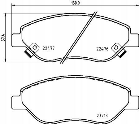 KLOCKI HAM FIAT TIPO 15- BREMBO na Arena.pl