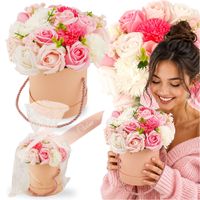 Bukiet mydlany Flowerbox Premium z pachnącymi kwiatami mydlanymi B-3166