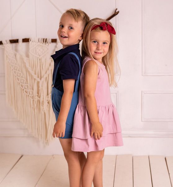 Sukienka bez rękawów, Basic pudrowy róż 98 zdjęcie 4