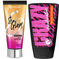 Soleo So Glam + Wild Tan Crazy Accelerator Gratis