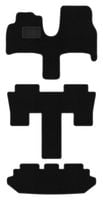 Dywaniki samochodowe welurowe do: Peugeot 807 2002-2014 7-osobowy czarne