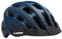 KASK ROWEROWY LAZER PETIT DLX DARK BLU 50-56 +LED