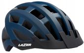 KASK ROWEROWY LAZER PETIT DLX DARK BLU 50-56 +LED