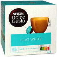 Kawa kapsułki NESCAFE DOLCE GUSTO FLAT WHITE 16szt + videobook GRATIS