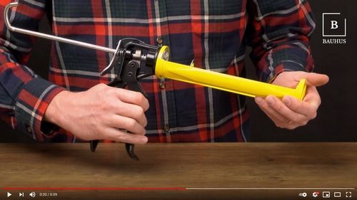 PISTOLET Wyciskacz do silikonów kartuszy klejów Solidny 18:1 Bauhus na Arena.pl