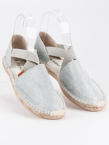SREBRNE ESPADRYLE Rozmiar - 39 na Arena.pl