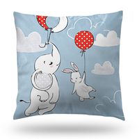 Poszewka 40X40 Dla Dzieci Zabawa W Chmurach  4281 B