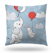 Poszewka 40X40 Dla Dzieci Zabawa W Chmurach  4281 B
