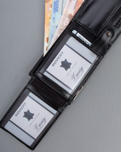 portfel męski skórzany rm-05-bcf-bp-9533 black na Arena.pl