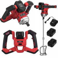 Mieszadło 21v m14 aku 2x bateria 4ah 140mm 150-1250rpm KD3194