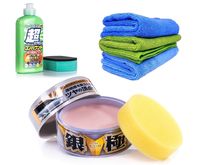 Soft99 Kiwami Extreme Gloss Wax Light 200g + Micro Liquid Compound Light 250ml + 3 mikrofibry