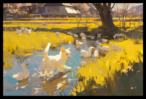 Plakat 45x30cm Słońce na Wsi na Arena.pl