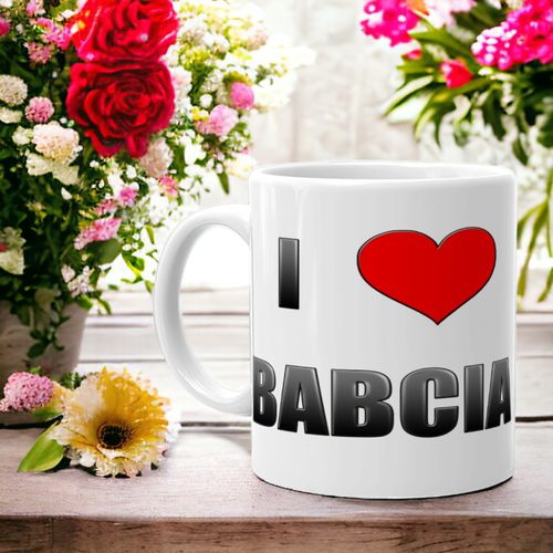 KUBEK Z NADRUKIEM ŚMIESZNY PREZENT DZIEŃ BABCI URODZINY IMIENINY BABCIA na Arena.pl