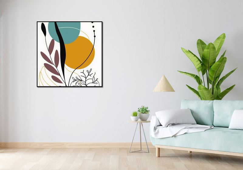 Plakat 90x90cm Akwarelowe Przebudzenie zdjęcie 4