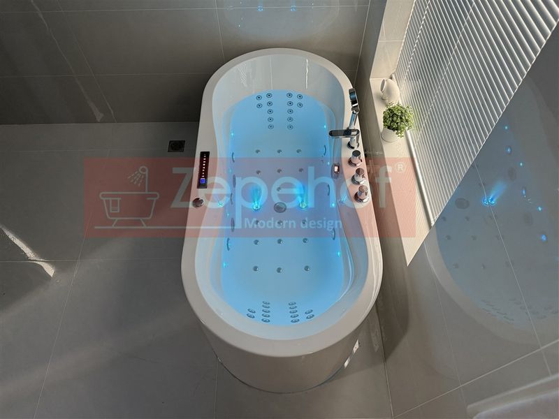 PIĘKNA OWALNA WANNA Z HYDROMASAŻEM 170X80 z 1 ODLEW GRZAŁKA zdjęcie 49