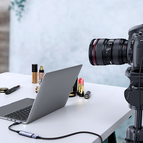 Kabel przewód przejściówka micro HDMI - HDMI 2.1 8K 2m szary na Arena.pl