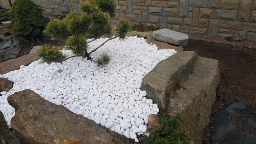 KAMIEŃ BIAŁY THASSOS OTOCZAK 1-2cm KAMIEŃ DEKORACYJNY DO OGRODU 20kg na Arena.pl