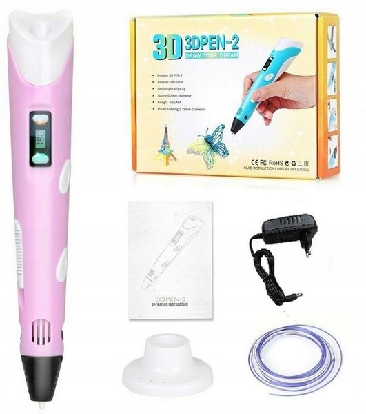 DŁUGOPIS DRUKARKA 3D PEN ZESTAW + WKŁADY 9 METRÓW zdjęcie 2