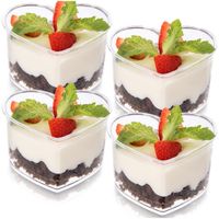 4x Kubki Pucharki Pojemniki na Desery Przekąski Przystawki do Deserów 130ml