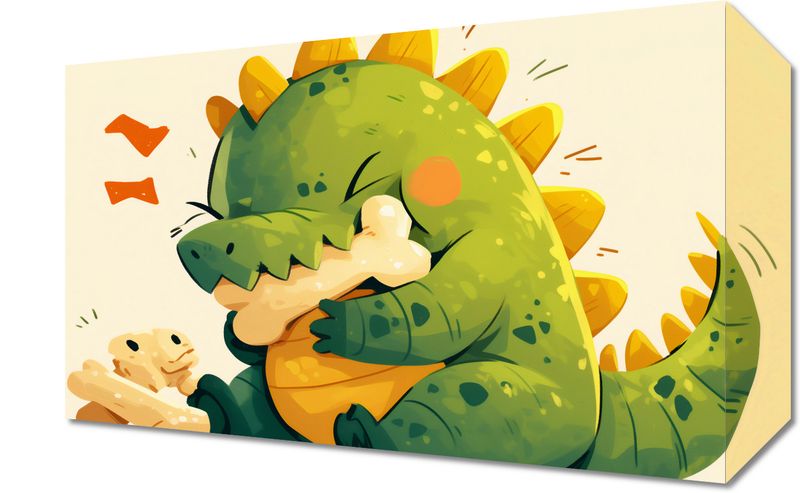 Obraz 30x20cm Uroczy Dinozaur zdjęcie 1