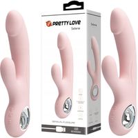 "Zabawkowy królik do stymulacji z 7 trybami, 19 cm"